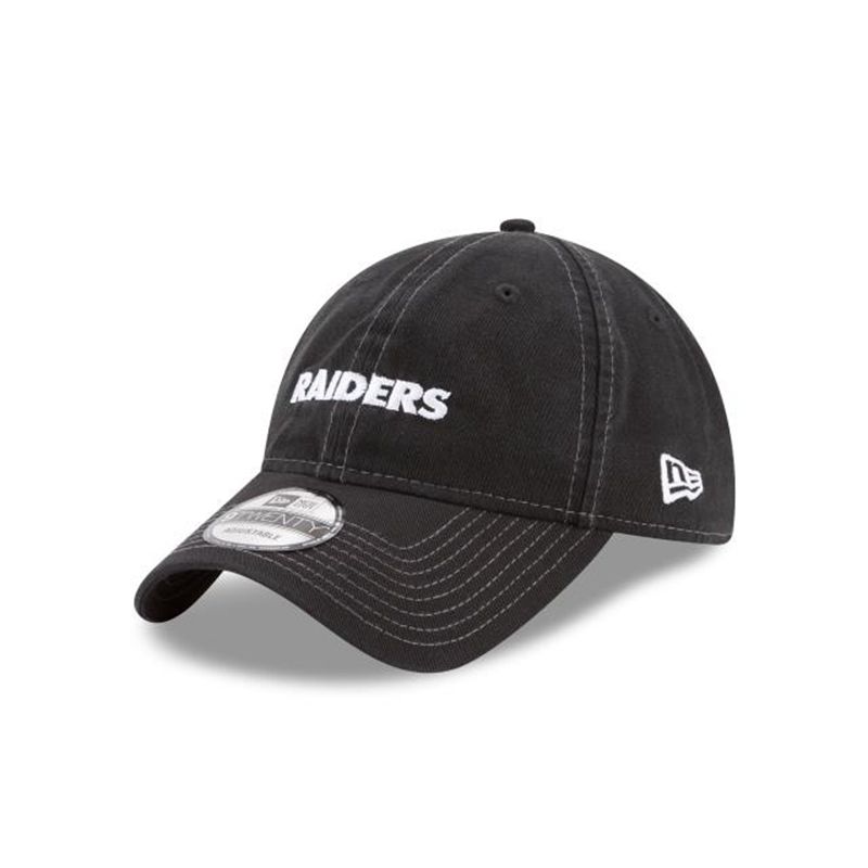 NFL Las Vegas Raiders Solid Team Hit 9Twenty Adjustable (GOE7878) - Grey New Era Caps